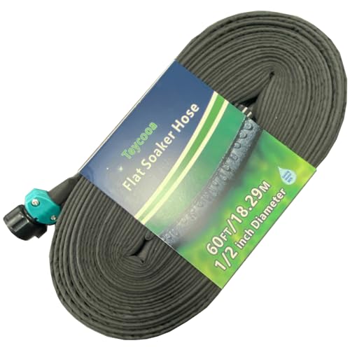 Garden-Flat-Soaker-Hose-60-Ft-for-Garden-Beds-Water-Hose-Linkable-Irrigation-System-Lightweight-and-Easy-Gardening-Yard-Work-Watering-Plants-and-Flowers