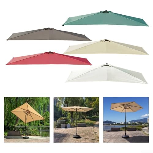 Housse de parasol rectangulaire haute résistance jaune foncé de 3 x 2 m