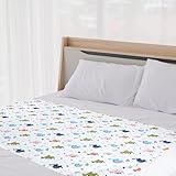 MOEMOE BABY Inkontinenz Bettunterlage, 87x153cm wiederverwendbar inkontinenz bettunterlage, wasserdichte Matratzenauflage für Queen Bett