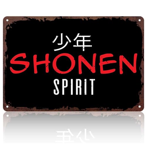 Shonen Anime Manga Otaku Metal Sign 8x12 Wall Decor