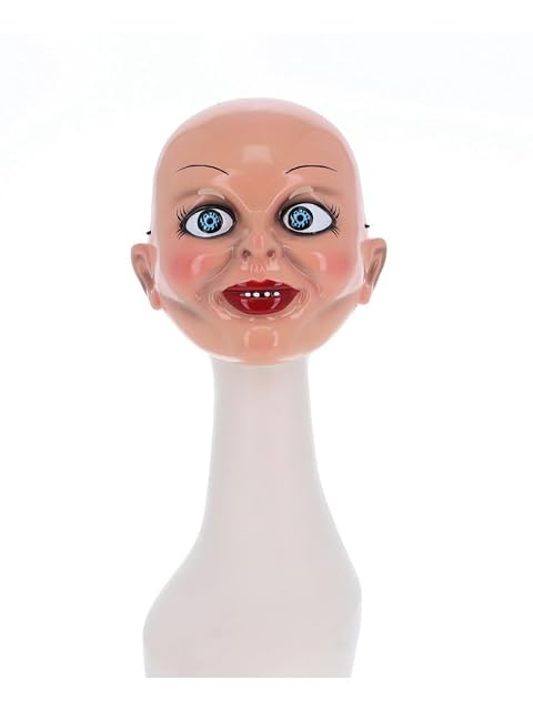Foto 4 de 7 de Smiffys Máscara de Annabelle, Plástico Halloween, Carnaval