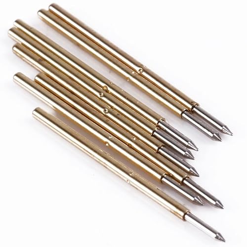 Image of P50-B1 Spring Test Probe for PCB 100PCS 16MM Long Spring Pressure Test Probe for Testing PCB Gold Fingers and Pads, Test Pins for Testing Printed Circuit Boards