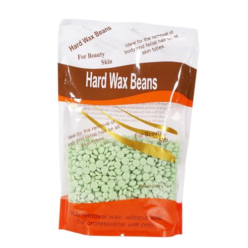 Diheohg 300 g de granos de cera para depilación, película caliente de cuerpo entero, perlas de cera depilatoria dura para calentador de cera, fácil instalación G