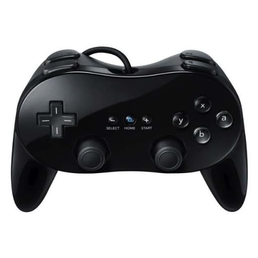 Classic Game Controller Pro Pad vit för Nintendo Wii Klassik Games NEU