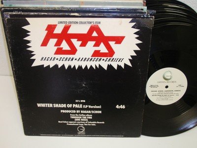 HAGAR SCHON AARONSON SHRIEVE Whiter Shade Of Pale 12" Geffen PRO-A-2142 Vinyl