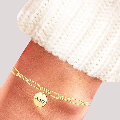Alpha Delta Pi Bracelet Sorority Paper Clip Bracelet2