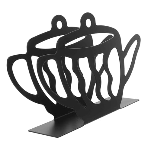 Veemoon Serviettenhalter Teekannenform Schwarz