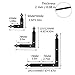 4Pcs Sliding Barn Door Slab Decorative Corner Bracket Black L Shape for Garage Gates Shutters Furniture (