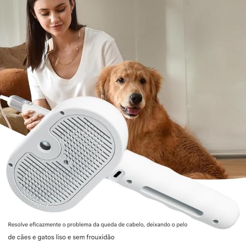 Cat pincel vaporoso, escova de gato para derramamento - Tanque de água de gato com 35 ml de vapor, b