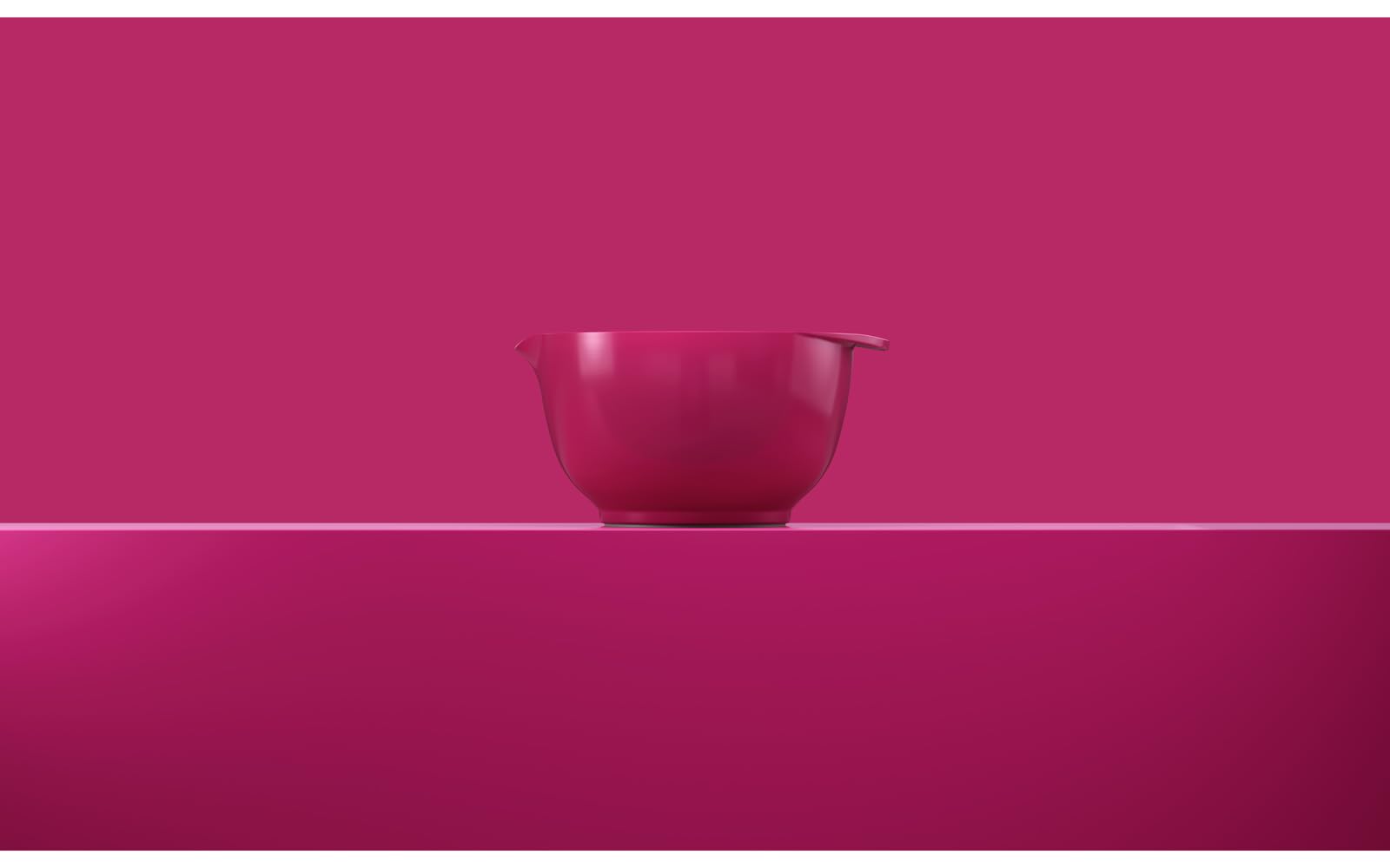 Rosti Margrethe - Set di 3 ciotole per frullatori in plastica, 3 coperchi inclusi, insalatiere ermetiche, 0,25 litri, 0,75 litri e 3 litri, Bettrave