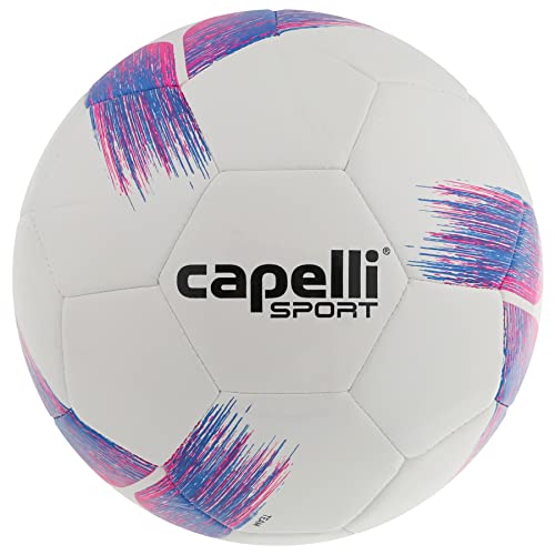 Capelli Sport Tribeca Strike Team Soccer Ball - Size 4, For Youth And Kids Soccer Players, Bright Pink/Blue #TOP11