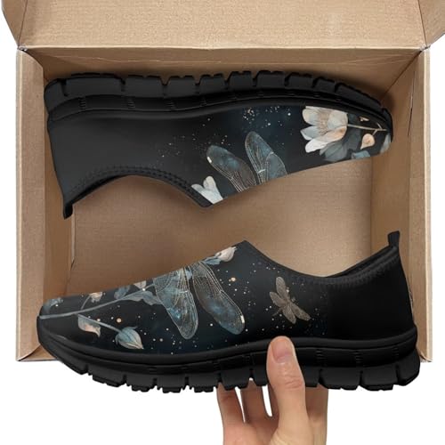 Image of Women's Loafers Slip On Slip Shoe Casual Walking Shoes Non Slip Work Shoes Mesh Athletic Sneakers