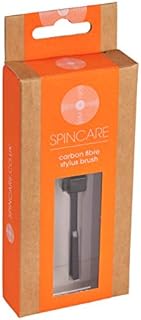 Carbon Fibre Stylus Cleaner Brush by SPINCARE | Stylus Cleaning Brush for Turntables & Record Players | Removes Dirt & Debris From Your Stylus | Improves Stylus Lifespan & Playback Quality