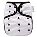 OsoCozy Prefold Cloth Diaper Package - 7 Dozen Unbleached Better-Fit Prefolds & 12 One Size Diaper Covers. All The Cloth Nappies and Diaper Covers Needed from 7 to 30 lbs.