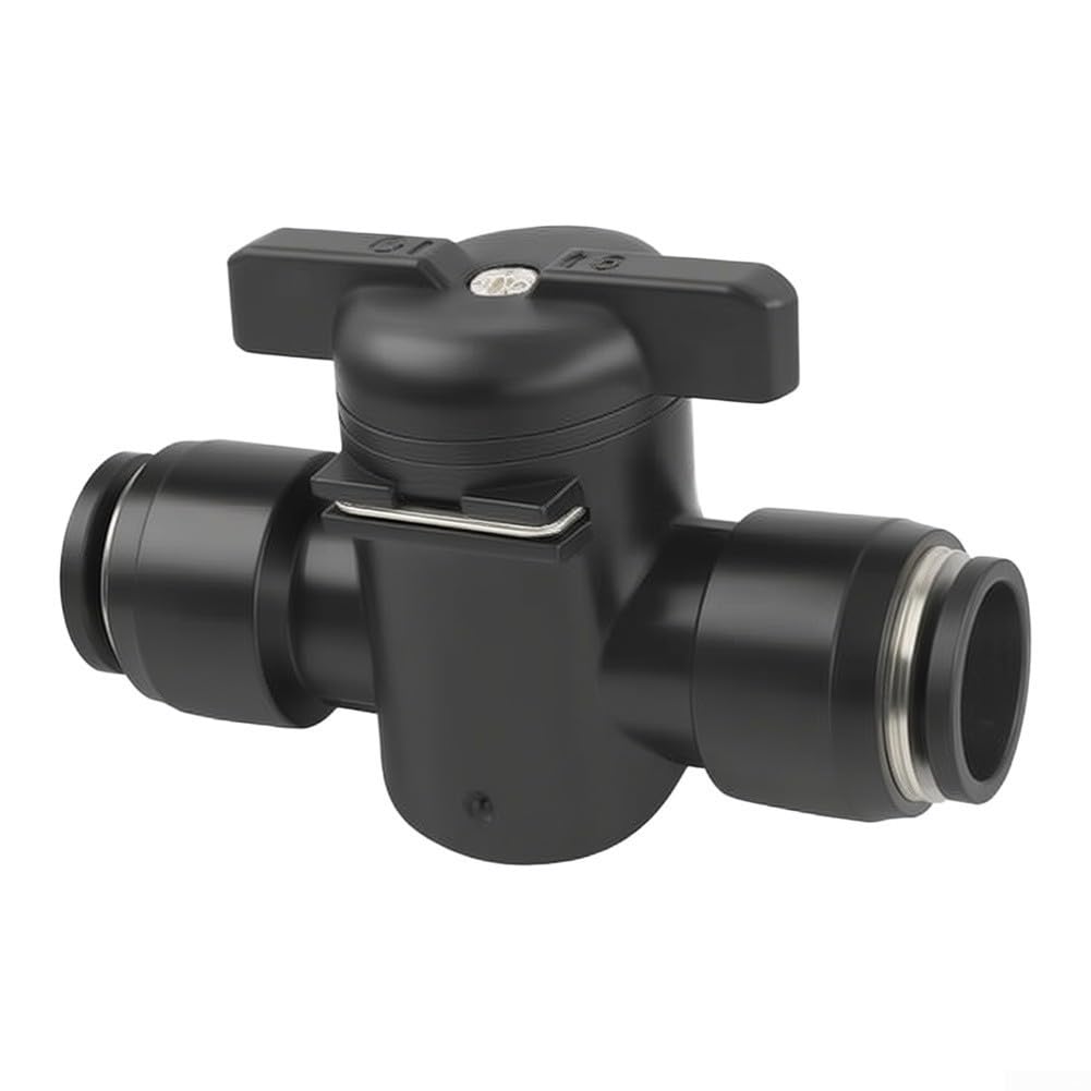 Válvula de Bola Neumática BUC10 10mm para Control de Aire, Conector para rápido Push to Connect, para racor para Manguera PU PA para pe PVC, 0-1 MPa(14)