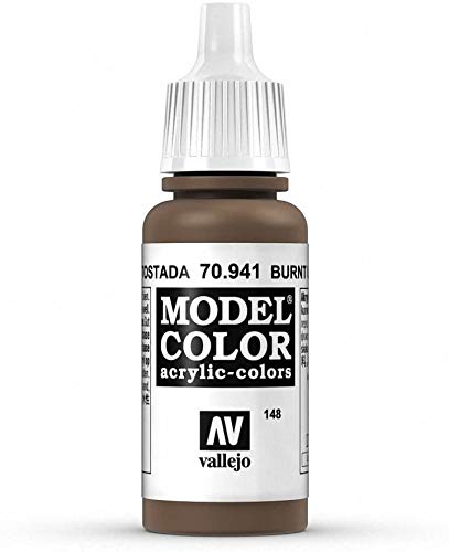 War World Gaming Vallejo Model Color Brown - Burnt Umber 70.941 - Wargame Miniature Figure Painting Assortment Modelling Wargaming Hobby Tabletop Model Paint Collection Cover