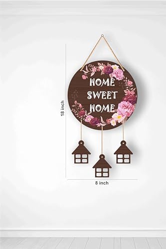 Image of SAF paintings Sweet Home Mdf Wooden Wall Hanging Home Decor Plates, wall painting, wall hanging For home decoaration, office, living room, wall decoration WHWH-221