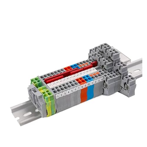 Bloques de terminales PT4 para evitar cables flojos, conector con resorte sin tornillos 3