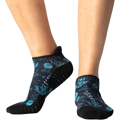 Image of Viasox Ankle Compression Socks for Women & Men, 14 mmHg Support Improves Circulation, Extra Cushioned