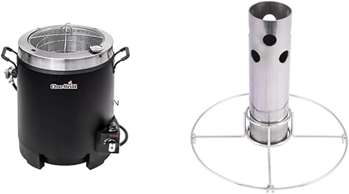 Char-Broil Big Easy 4897766R06 - Freidora de pavo de propano líquido sin aceite, grande, fácil y sin aceite, soporte infusor de sabor para freidora