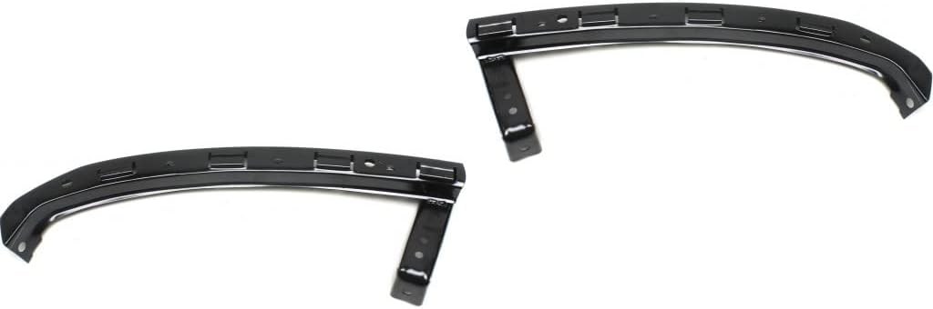 For Honda Civic 2001 2002 2003 Bumper Cover Stiffener Bracket Driver and Passenger Side | Pair | Front | Replacement For HO1088108, HO1089108 | 615343364148, 615343364223