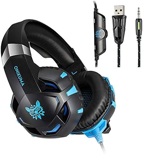 Eduton ONIKUMA K2A antirumore Super Bass Cuffie Cuffia Gioco con Microfono