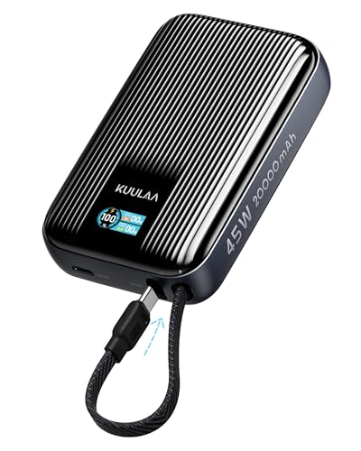 Kuulaa 45W Power Bank Built-in Cable