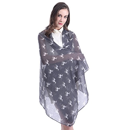 Lina & Lily French Bulldog Dog Print Women's Scarf Shawl Wrap Lightweight4