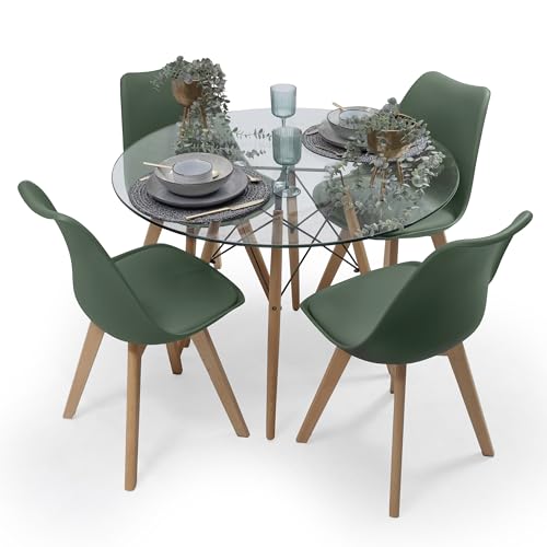 Homely   Conjunto de Comedor Tower Day 100