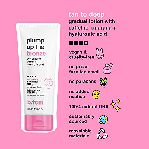 b.tan Dark Gradual Self Tanning Lotion, weiß, 236 ml (Pack of 1) - Image 2