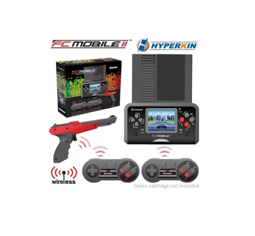 NES Portable System Black and Wireless Light Gun