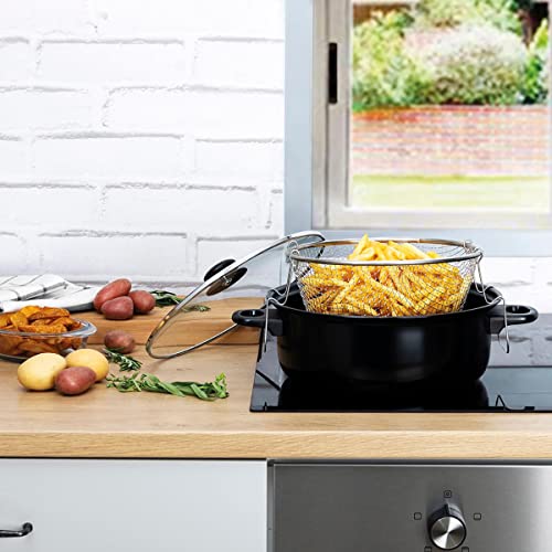 Arcuisine Gante - Friteuse avec panier et couvercle en verre – Image 3