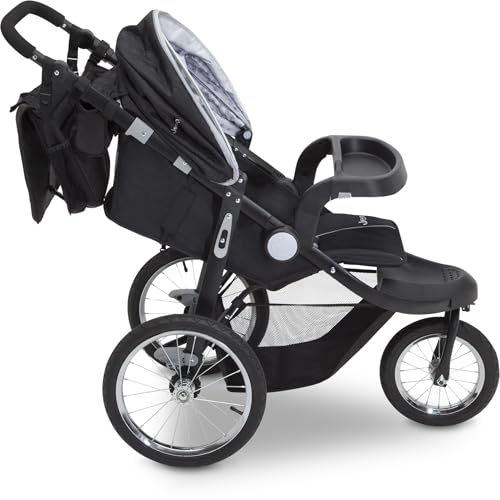 Jeep Cross-Country Sport Plus Jogging Stroller by Delta Children, Charcoal Galaxy - Image 5