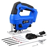 XPENG Cordless Jig Saw 2400RPM Variable Speed with 20V 2.0Ah...