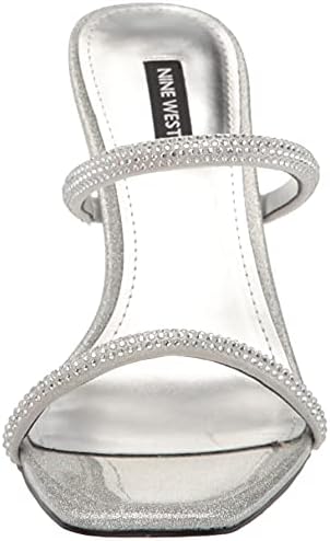 Nine West Women's Zarleen2 Pump, Silver, 5 | Image 1