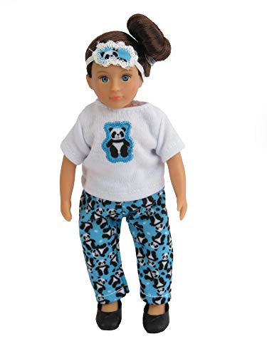 Accesorios Pijamas Panda para Muñecas de 6 Pulgadas miniatura 1