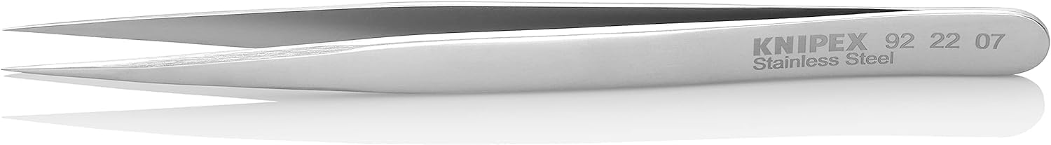 Knipex Silver 92 22 07 Precision Tweezers Pointed Shape 115 Mm