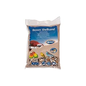 Duvoplus Brauner Muschelsand für Vogelkäfig - 5kg