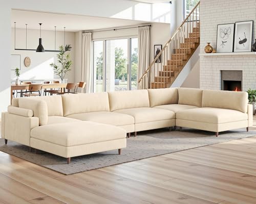Jocisland Modular Sectional Sofa with 44" Extra Deep...