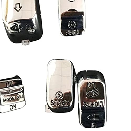 KESOTO Chrome Interruptor Botões de Habitação Capa para Harley Touring Electra Glide