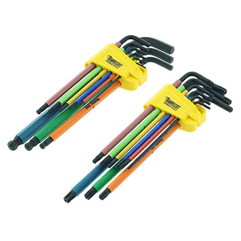 SabreCut 18 Piece Soft Grip Hex and Torx Key Set Cover