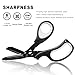 MEUUT 8 inches All Purpose Scissors Multipurpose Heavy Duty Shears, Forged Stainless Steel Utility Scissors Industrial Shears Kitchen Scissors for Household, outdoors, EMT
