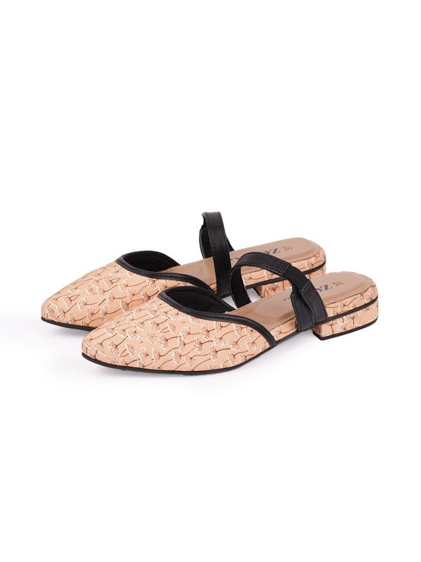 ZOUK Handcrafted Yelagiri Blooms Formal Flexifit Mule for Womens - 41 (B0CQVQD1T7) Amazon Price History, Amazon Price Tracker