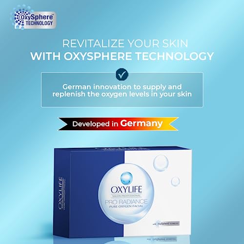 Image of Oxylife Salon Professional Proradiance Pure Oxygen Facial Kit - 50g | With Oxysphere Technology | Hydrates Skin | Removes Dead Skin Cells | Cleanses Impurities | Removes Blackheads