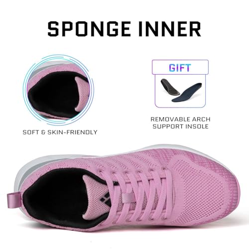 Image of Mishansha Womens Sneakers Air Cushion Running Tennis Shoes Women Lightweight Arch Support Walking Shoes