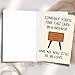 Funny Anniversary Card Gifts for Men, Happy Birthday & Anniversary Greeting Card for Him Husband Boyfriend, Valentines Day Gifts for Him