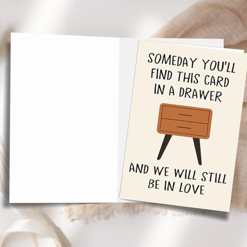 Funny Anniversary Card Gifts for Men, Happy Birthday & Anniversary Greeting Card for Him Husband Boyfriend, Valentines Day Gifts for Him - Image 4
