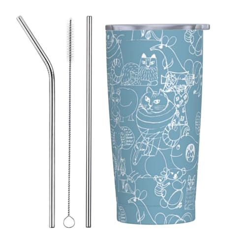 T[\(1) ^u[Rbv ^fM_uEH[600mlSUS304HiO[hXeX t^tR[q[Jbv ԗp ۗEۉ Rh~XeXRbv Straw Three-piece Set