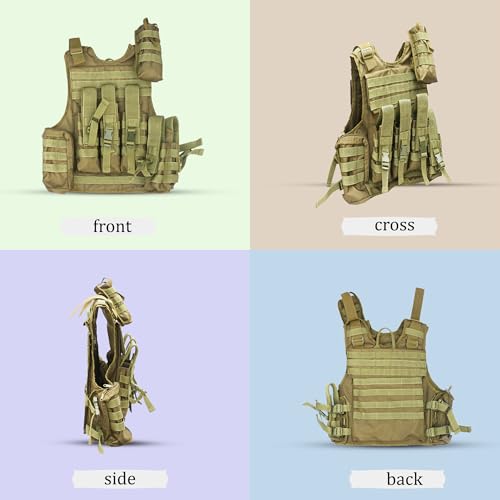 Image of Azad tactical vest for ary with stuff oragnizer and poches