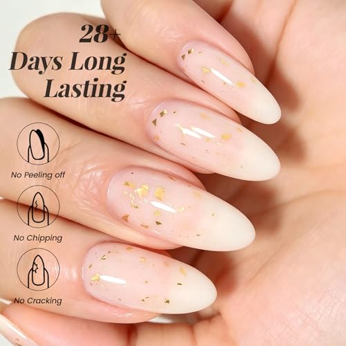 Set de Esmalte de Gel Nude Transparente 8 Pcs miniatura 3